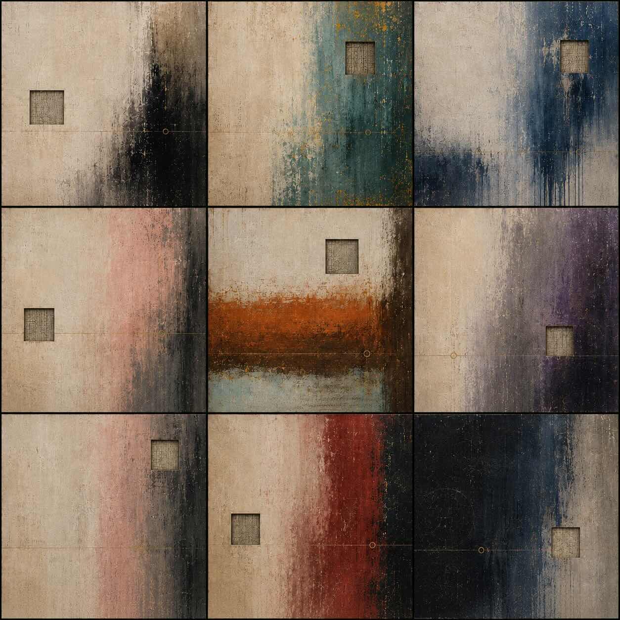 The Witness Layer, a painting series in progress by Lee Powell