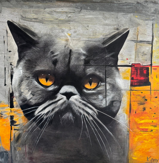 Original Painting: Enigmatic Luna